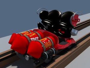 Mine Blower train