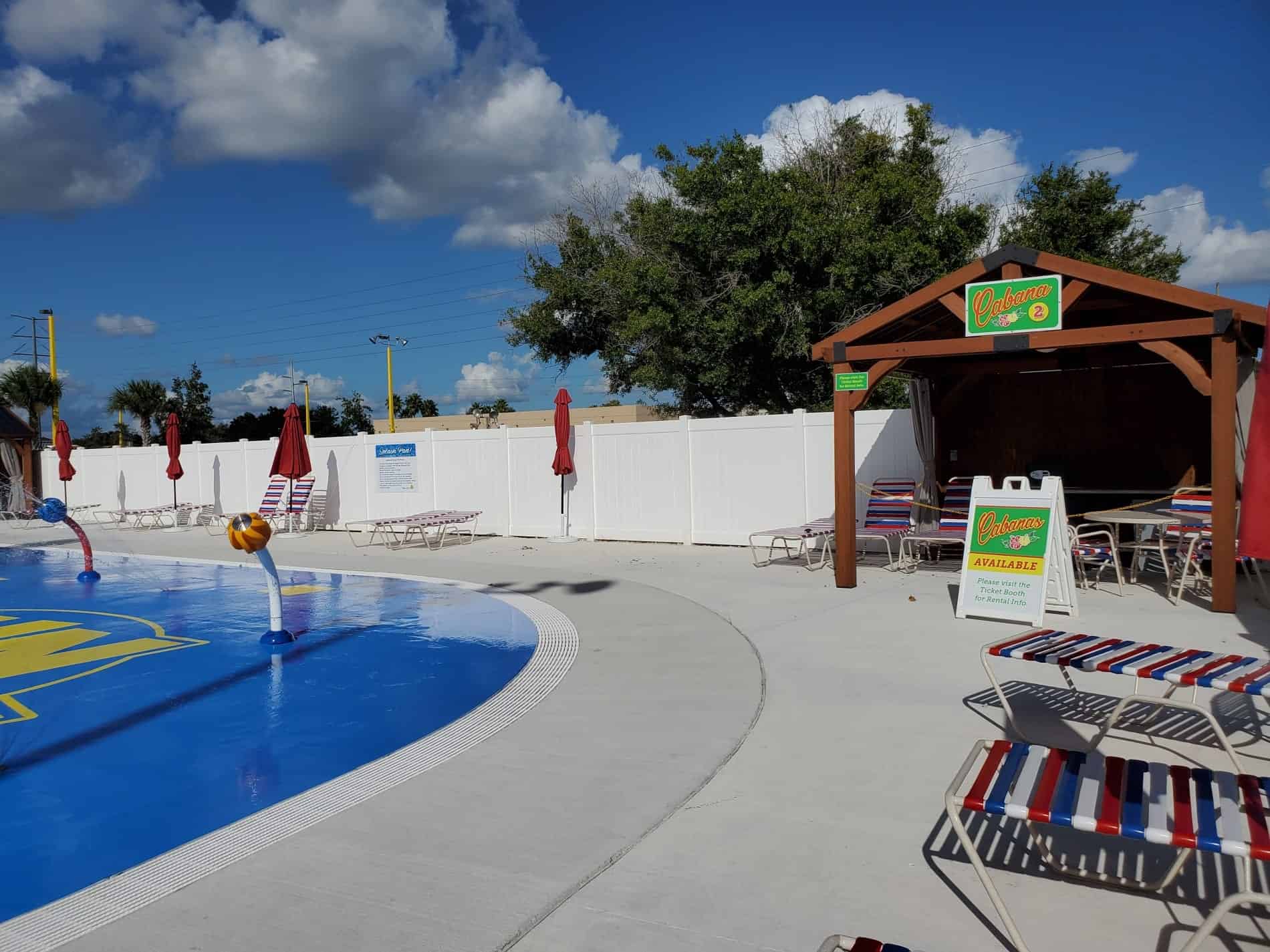 Orlando Splash Pad Cabana